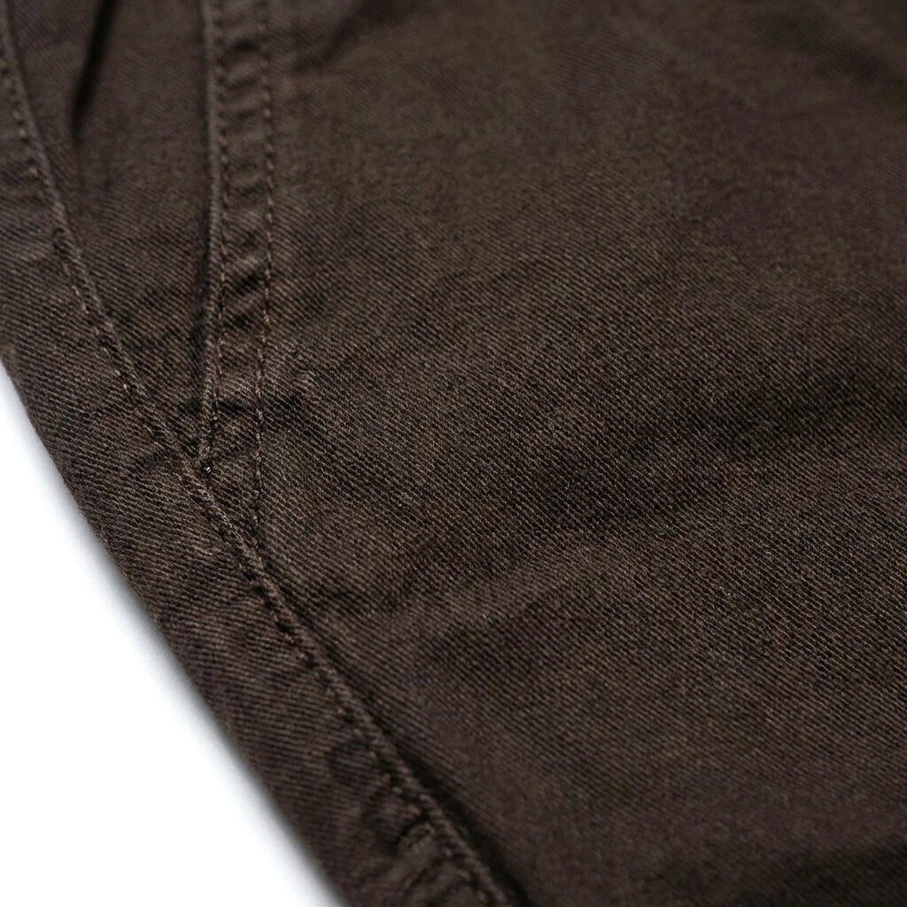 Tissu mat marron chocolat du Depart Jogger Slim Homme — original BirdNova Algérie
