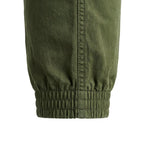 Depart Jogger Slim Vert Militaire — bas de jambe élastiqué, original BirdNova Algérie