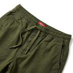 Depart Jogger Slim Vert Militaire — taille à cordon et étiquette rouge, original BirdNova Algérie