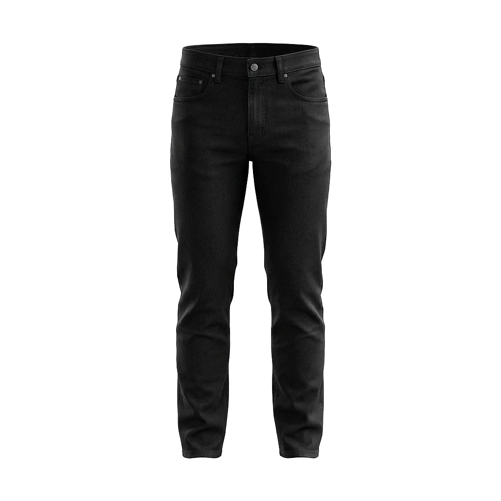 Depart Jean Regular Noir Homme de face — jean noir coupe droite original BirdNova Algérie