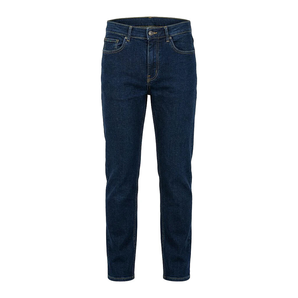 Depart Jean Slim Bleu Indigo Homme de face — jean indigo original BirdNova Algérie