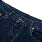 Bouton et rivets de ceinture du Depart Jean Slim Bleu Indigo — original BirdNova Algérie