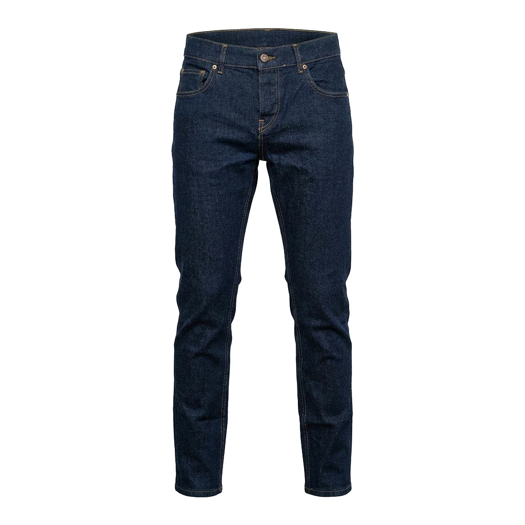 Depart Jean Slim Bleu Foncé Homme de face — jean indigo original BirdNova Algérie