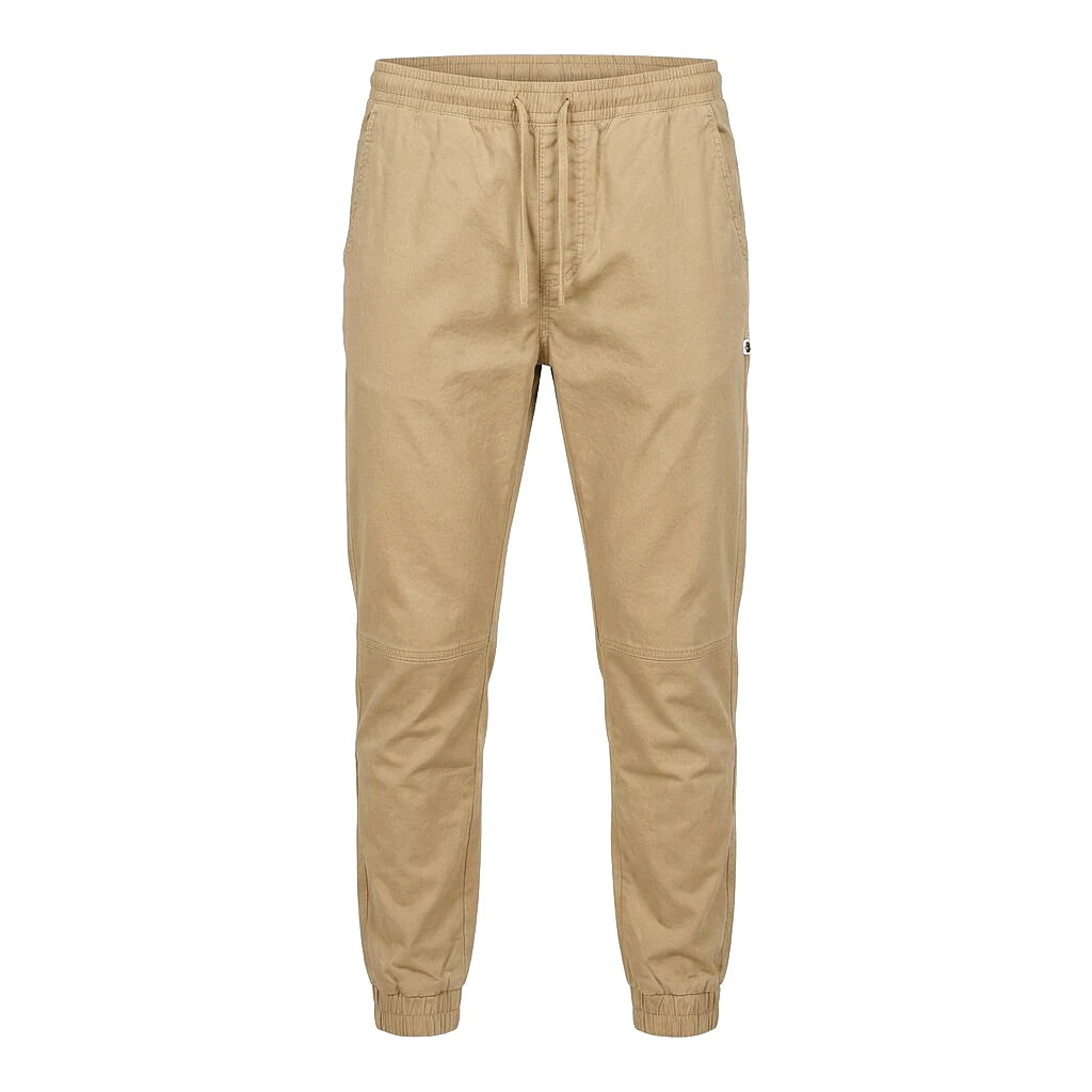 Pantalons Vêtements homme Lumberjack Jogger Beige vue de face - BirdNova Algérie