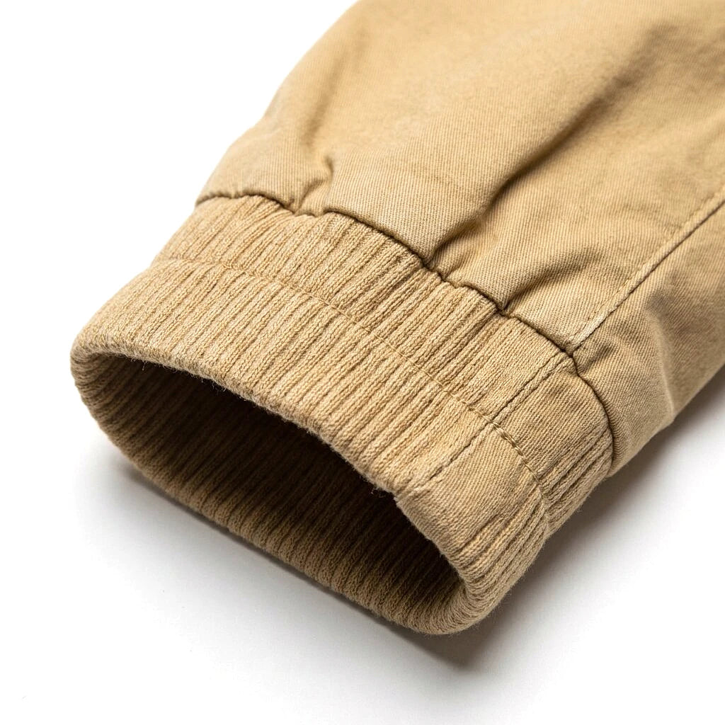 Détail des poignets Pantalons Vêtements homme Lumberjack Jogger Beige - BirdNova Algérie