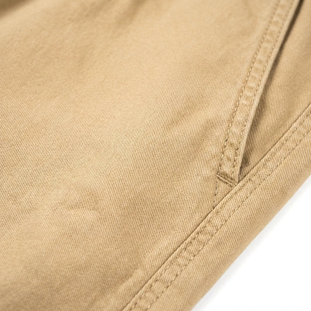 Détail de la texture du tissu Pantalons Vêtements homme Lumberjack Jogger Beige - BirdNova Algérie