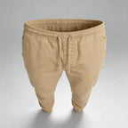Pantalons Vêtements homme Lumberjack Jogger Beige détail ceinture fond studio - BirdNova Algérie