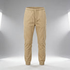 Pantalons Vêtements homme Lumberjack Jogger Beige vue face avant fond studio - BirdNova Algérie