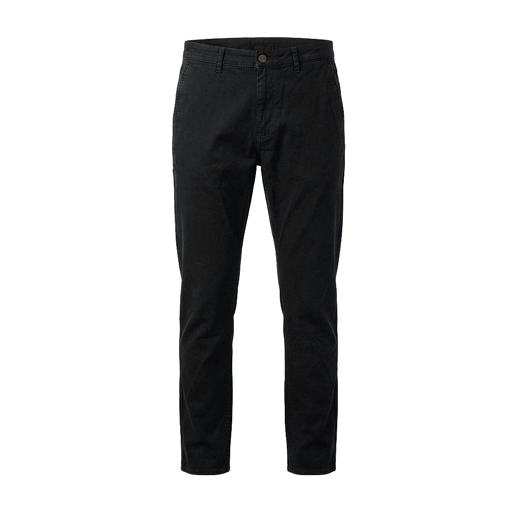 Lumberjack Pantalon Toile Noir Homme de face — chino noir original BirdNova Algérie