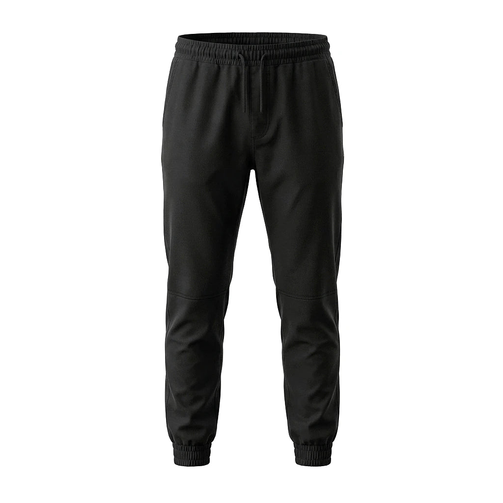 Pantalons Vêtements homme Lumberjack Jogger Black vue de face - BirdNova Algérie