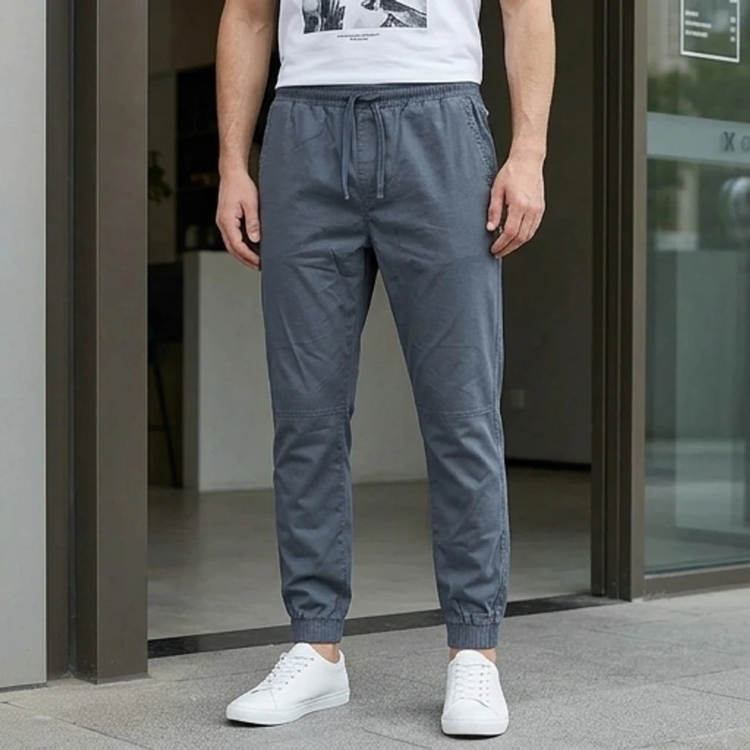 Pantalons Vêtements homme Lumberjack Jogger Dgy vue face avant en situation - BirdNova Algérie