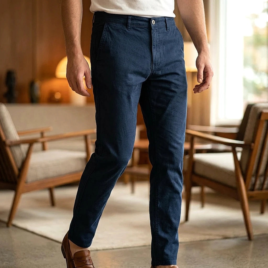 Pantalons Lumberjack Jogger Navy coupe ajustée vêtements homme - BirdNova Algérie