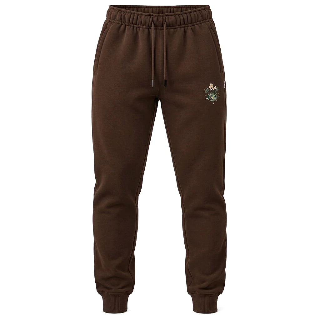 Lumberjack Jogging Marron Homme, vue de face avec motif feuille, BirdNova Algérie