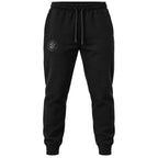 Lumberjack Jogging Noir Emblème Homme, vue de face avec emblème ton sur ton, BirdNova Algérie