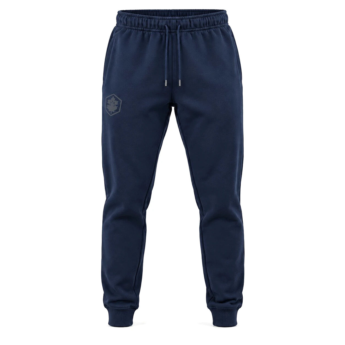 Lumberjack Jogging Bleu Marine Homme, vue de face avec emblème ton sur ton, BirdNova Algérie