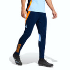 Adidas Pantalon Real Madrid Marine, vue de profil en marche, BirdNova Algérie