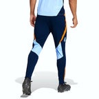 Adidas Pantalon Real Madrid Marine, vue de face avec empiècements bleu ciel, BirdNova Algérie