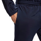 Reebok Pantalon De Survêtement Marine, gros plan sur la taille élastique et la poche, BirdNova Algérie