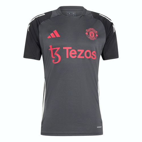 Maillot Manchester United entraînement gris anthracite de face — BirdNova Algérie