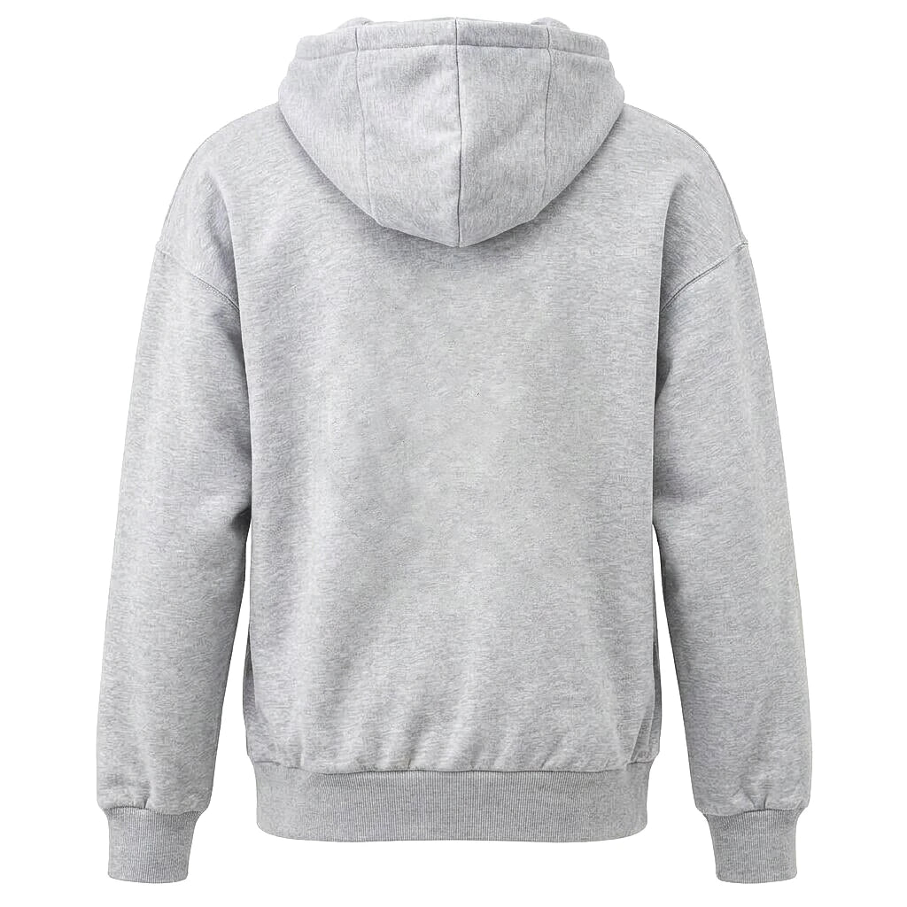 Lumberjack Hoodie Gris — vue de dos avec capuche, original BirdNova Algérie