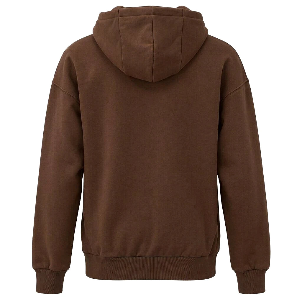 Lumberjack Hoodie Marron — vue de dos avec capuche, original BirdNova Algérie