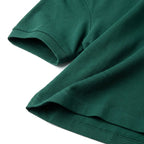Lumberjack Polo Essentials Vert — détail logo brodé, original BirdNova Algérie