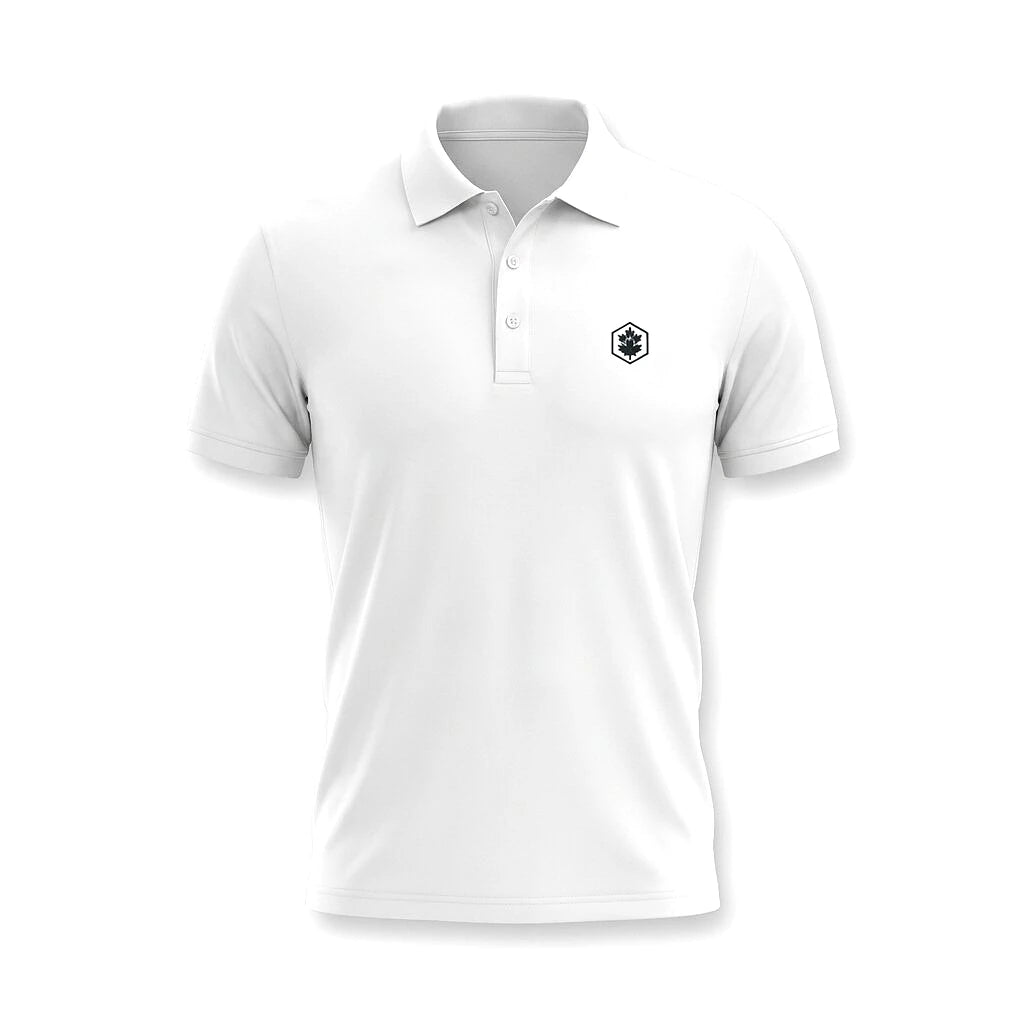 Lumberjack Polo Blanc Homme — vue de face, original BirdNova Algérie