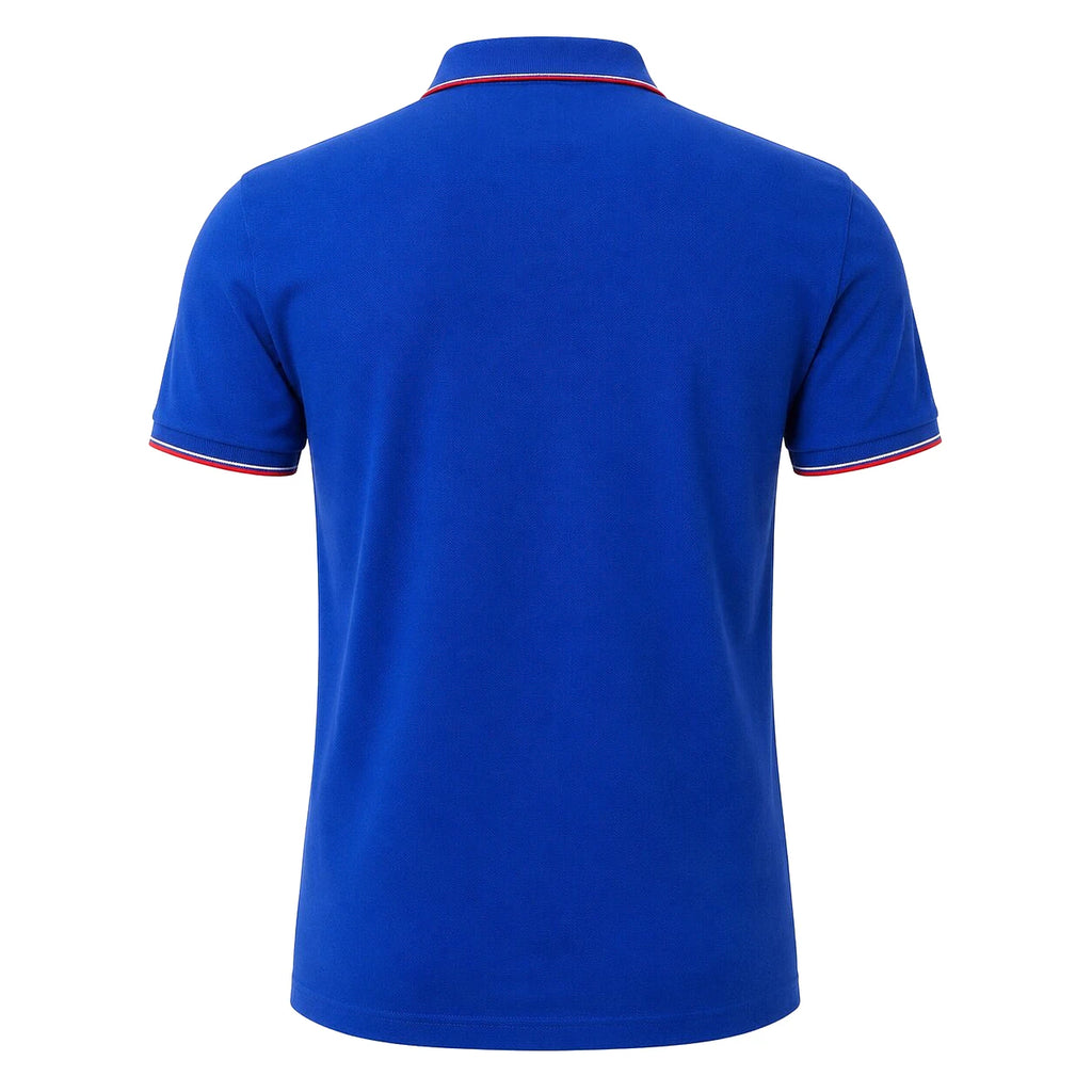 Lumberjack Polo Bleu Roi Homme vue de dos — original BirdNova Algérie
