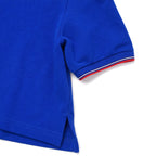 Poignet à liserés du Lumberjack Polo Bleu Roi — original BirdNova Algérie