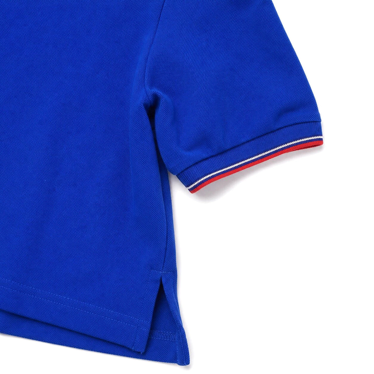 Poignet à liserés du Lumberjack Polo Bleu Roi — original BirdNova Algérie