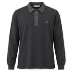 Lumberjack Polo Manches Longues Gris Anthracite Homme — vue de face, original BirdNova Algérie
