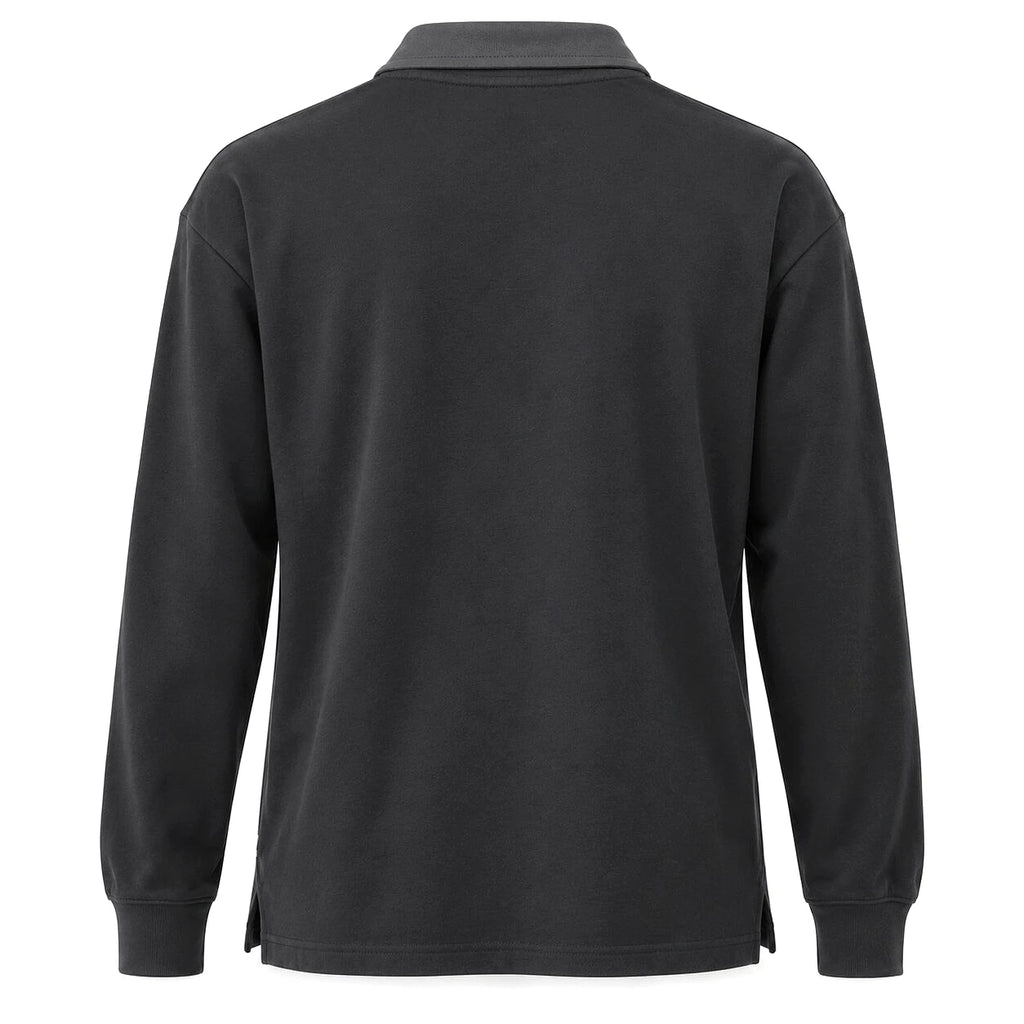 Lumberjack Polo Manches Longues Gris Anthracite — vue de dos, original BirdNova Algérie