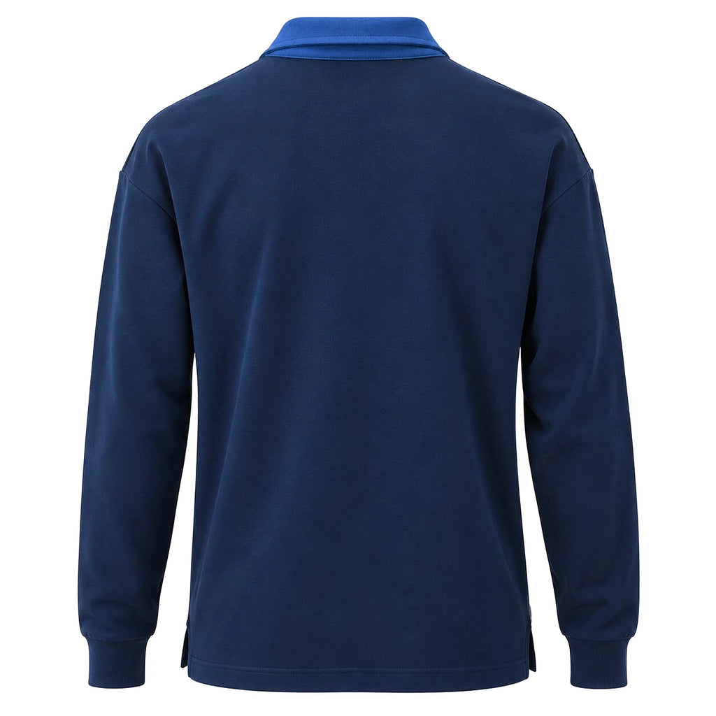 Lumberjack Polo Manches Longues Bleu Marine — vue de dos, original BirdNova Algérie