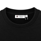Lumberjack Sweat Shirt Noir — col rond côtelé et étiquette en gros plan, original BirdNova Algérie