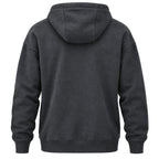 Lumberjack Zip Hoodie Gris Anthracite — vue de dos avec capuche, original BirdNova Algérie