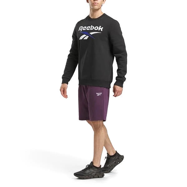 Reebok Sweat Noir, vue en pied avec short, BirdNova Algérie