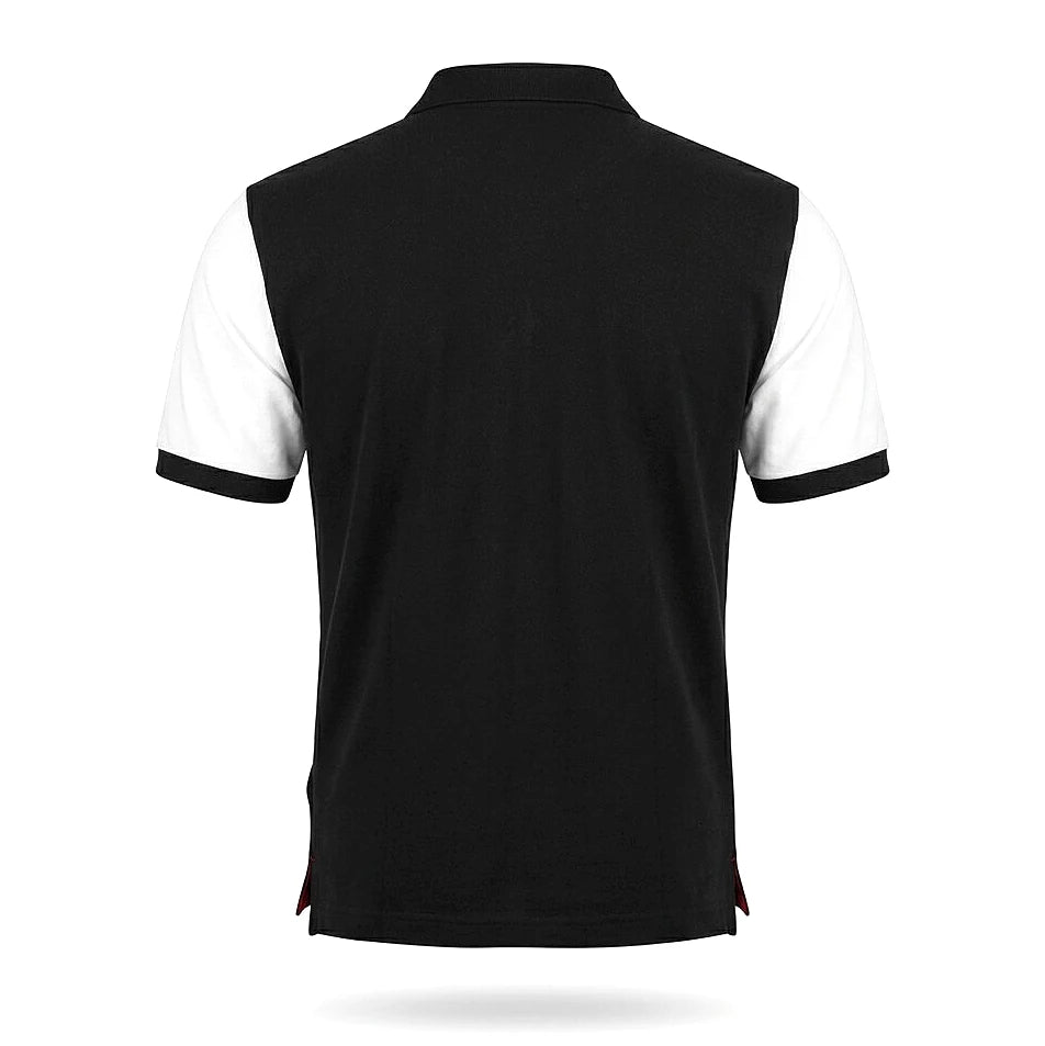 Umbro Polo Noir Manches Blanches — vue de dos, original BirdNova Algérie