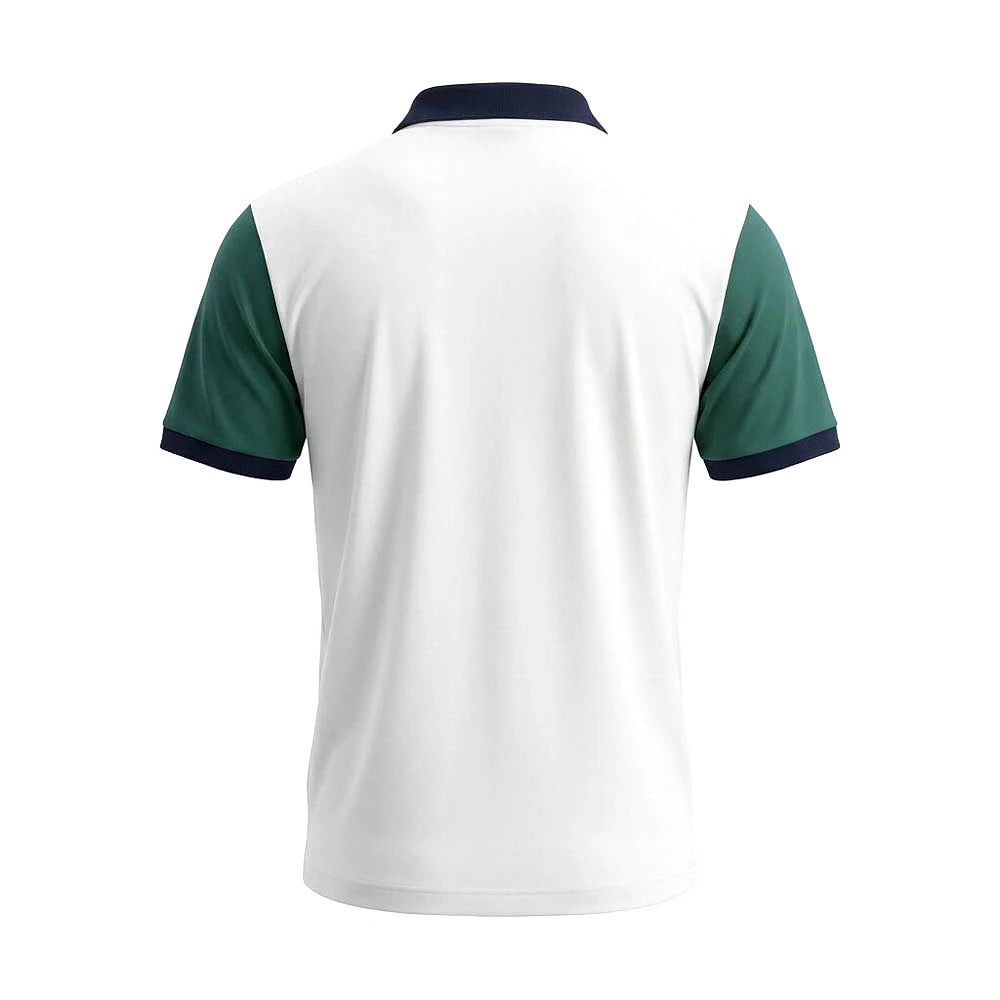 Umbro Polo Blanc Manches Vertes — vue de dos, original BirdNova Algérie