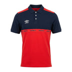 Umbro Polo Marine Et Rouge Bicolore Homme — vue de face, original BirdNova Algérie