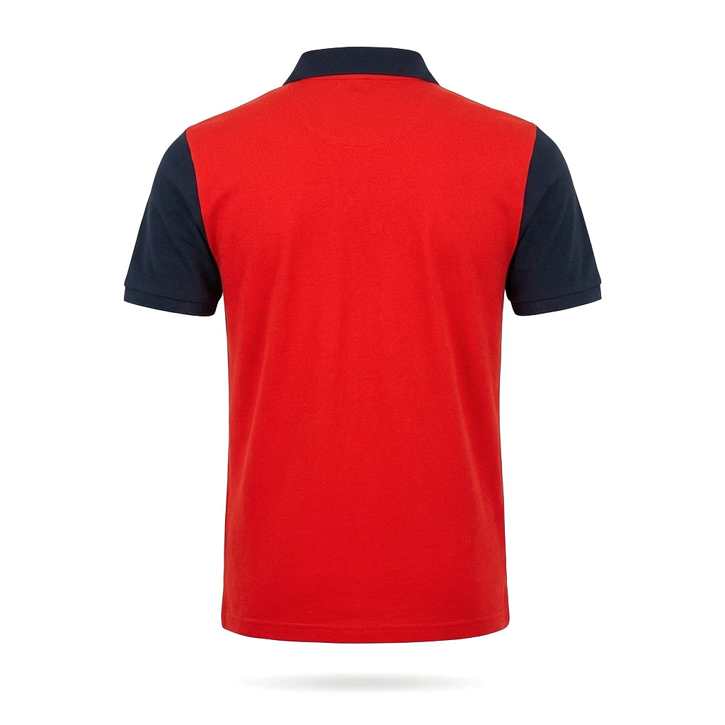 Umbro Polo Marine Et Rouge Bicolore — vue de dos, original BirdNova Algérie
