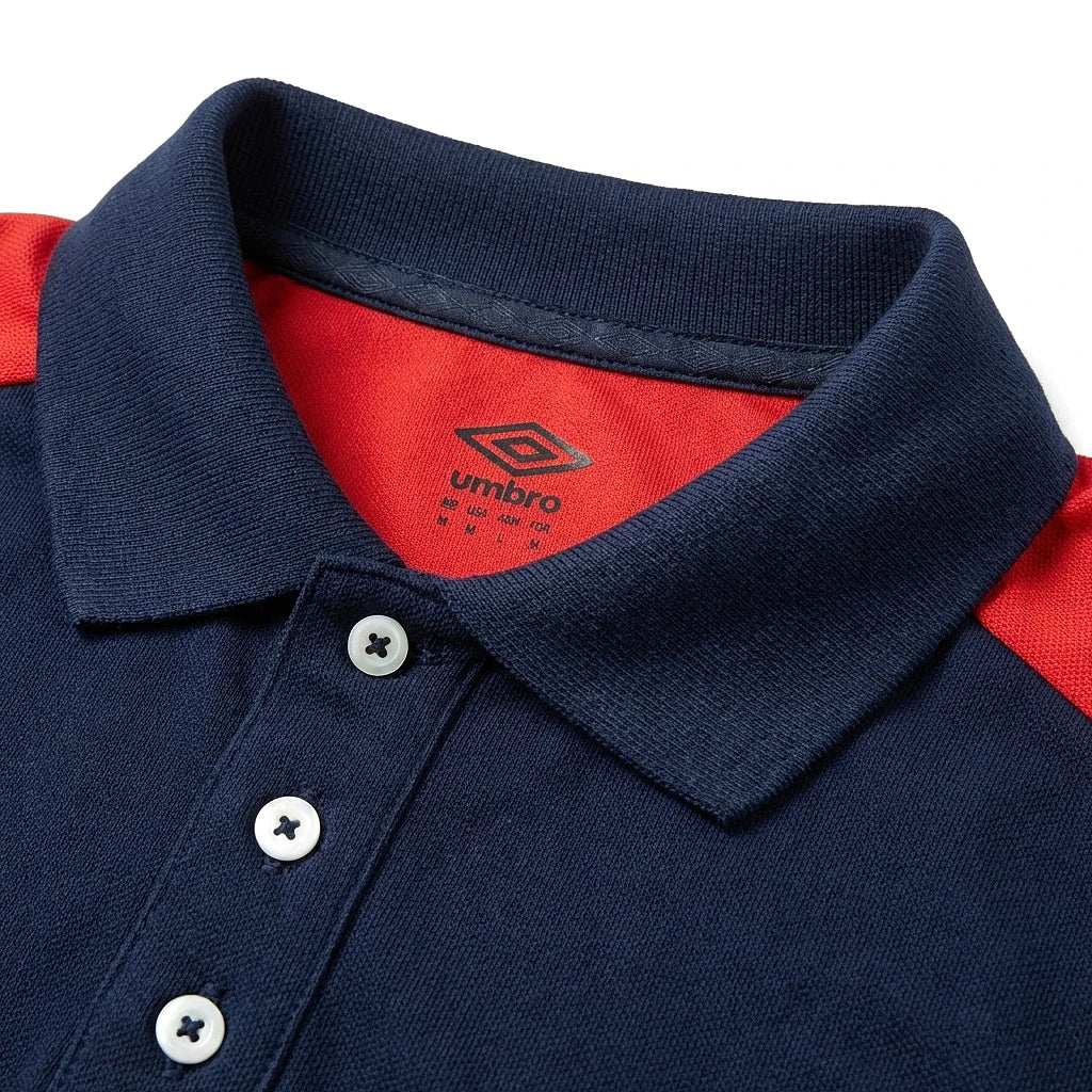 Umbro Polo Bicolore — col marine et patte à boutons, original BirdNova Algérie