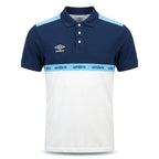 Umbro Polo Marine Et Blanc Homme — vue de face, original BirdNova Algérie