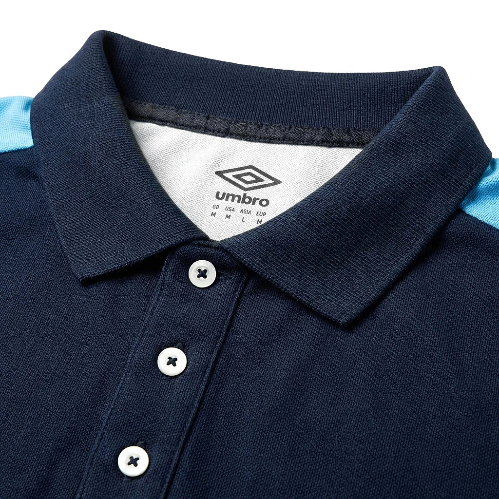 Umbro Polo Marine — col et patte à boutons, original BirdNova Algérie