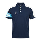 Umbro Polo Marine Brassard Bleu Ciel Homme — vue de face, original BirdNova Algérie