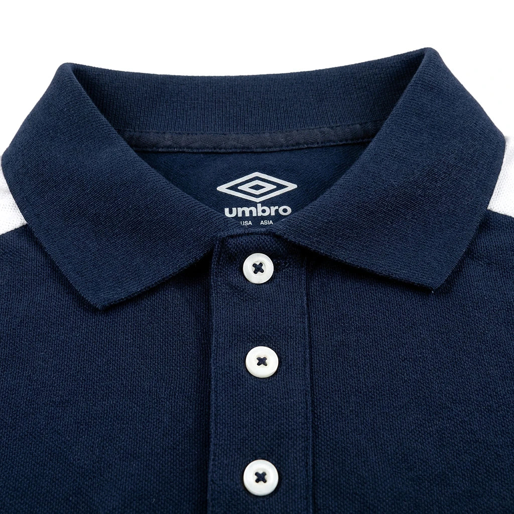 Umbro Polo Marine — col et patte à boutons, original BirdNova Algérie