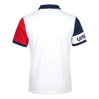 Umbro Polo Blanc Marine Et Rouge — vue de dos, original BirdNova Algérie