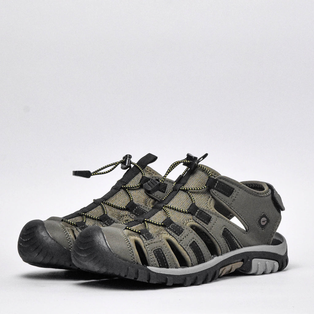 Sandales Hommes Hi-tec Cove Sport Military Olive-Black vue trois-quarts - BirdNova Algérie