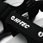 Sandales Hommes Hi-tec Hi Tec Marina Crater détail du branding sur la sangle - BirdNova Algérie