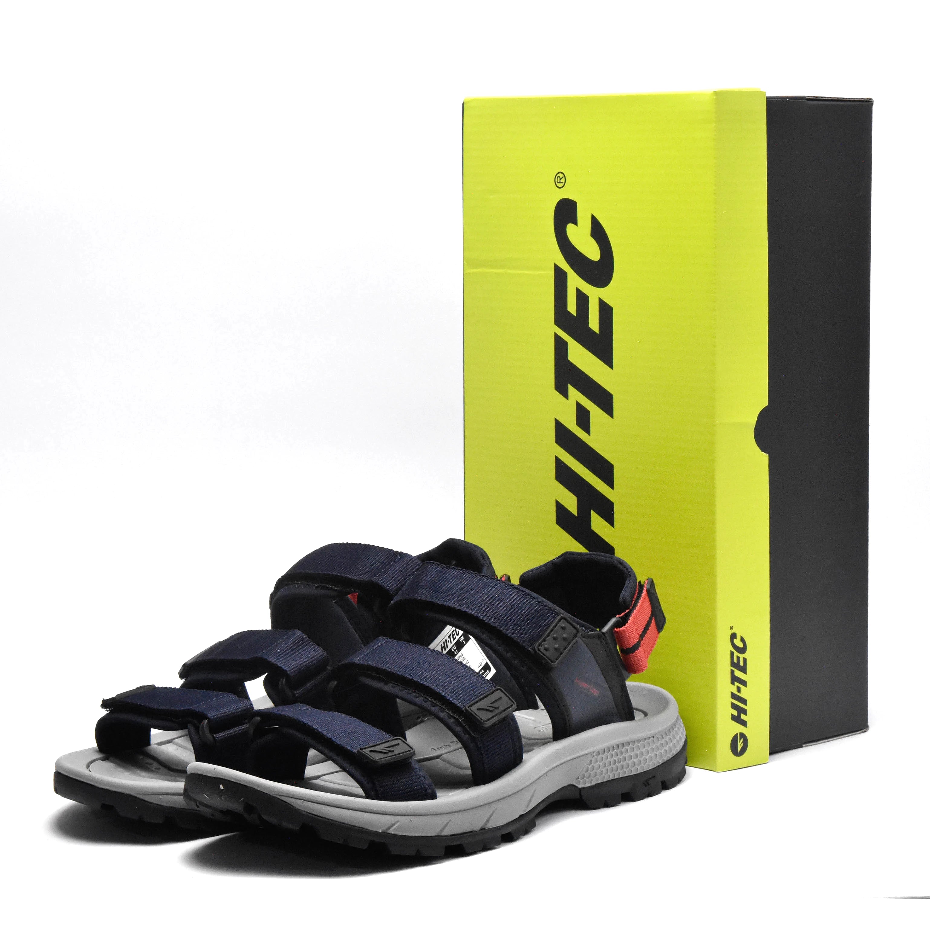Sandales Hommes Hi-tec Hi Tec vue de face avec boîte - BirdNova Algérie