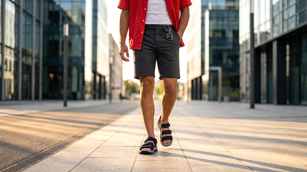 Sandales Hi-tec Hi Tec porté en contexte urbain hommes - BirdNova Algérie